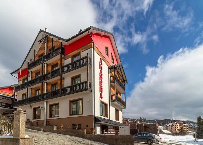 Amarena Spa Hotel - Breakfast Included In The Price Spa Swimming Pool Sauna Hammam Jacuzzi Restaurant Inexpensive And Delicious Food Parking Area Barbecue 400 M To Bukovel Lift 1 Room And Cottages